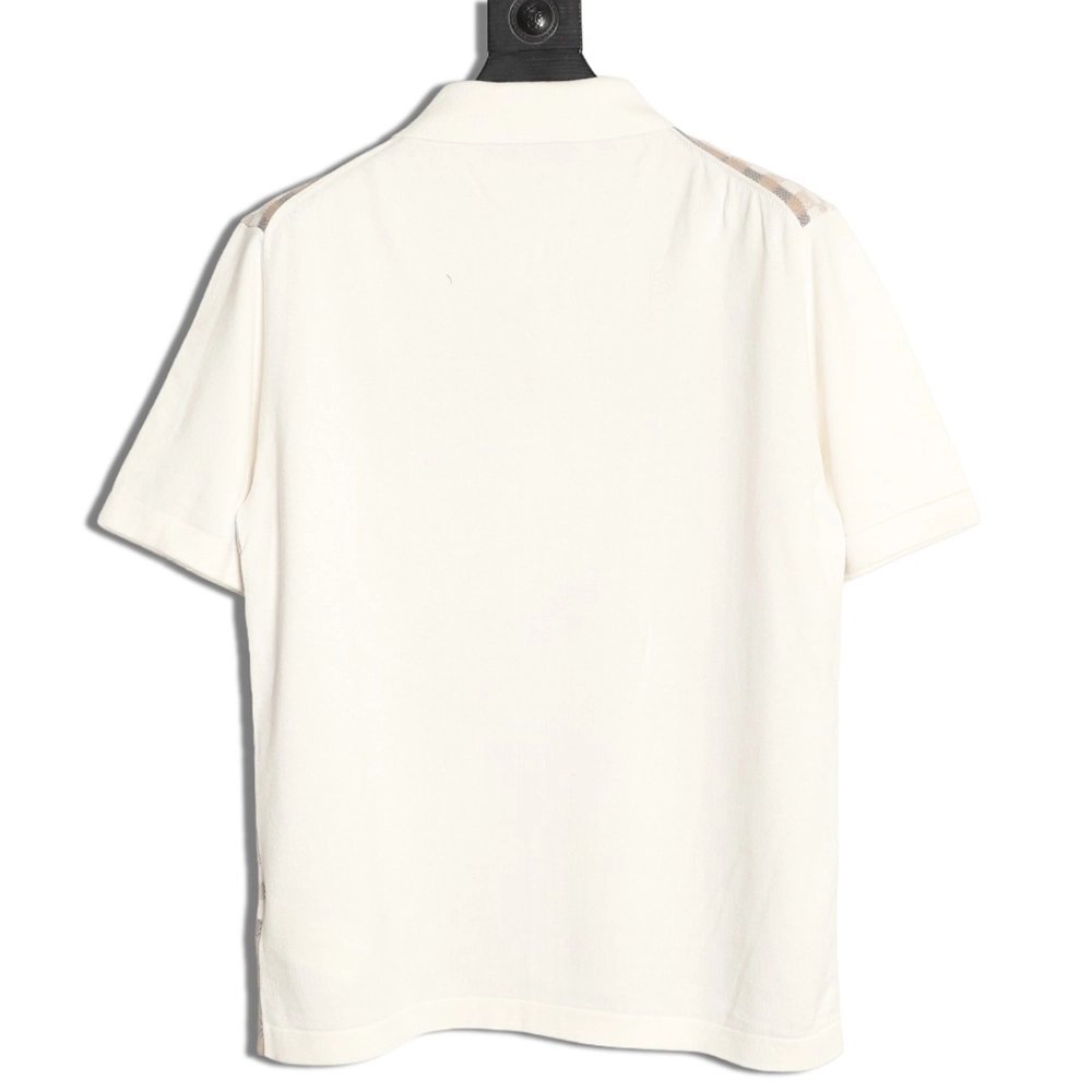 Louis Vuitton Plaid Jacquard-Knit Short-Sleeve Shirt,Louis Vuitton