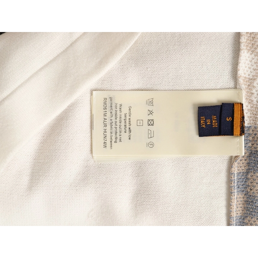 Louis Vuitton Plaid Jacquard-Knit Short-Sleeve Shirt,Louis Vuitton