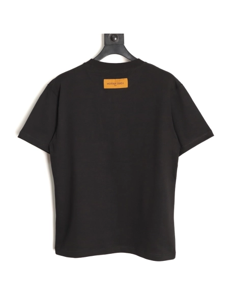 Louis Vuitton Rhinestone Large Logo Short-Sleeve T-Shirt TSK1,Louis Vuitton