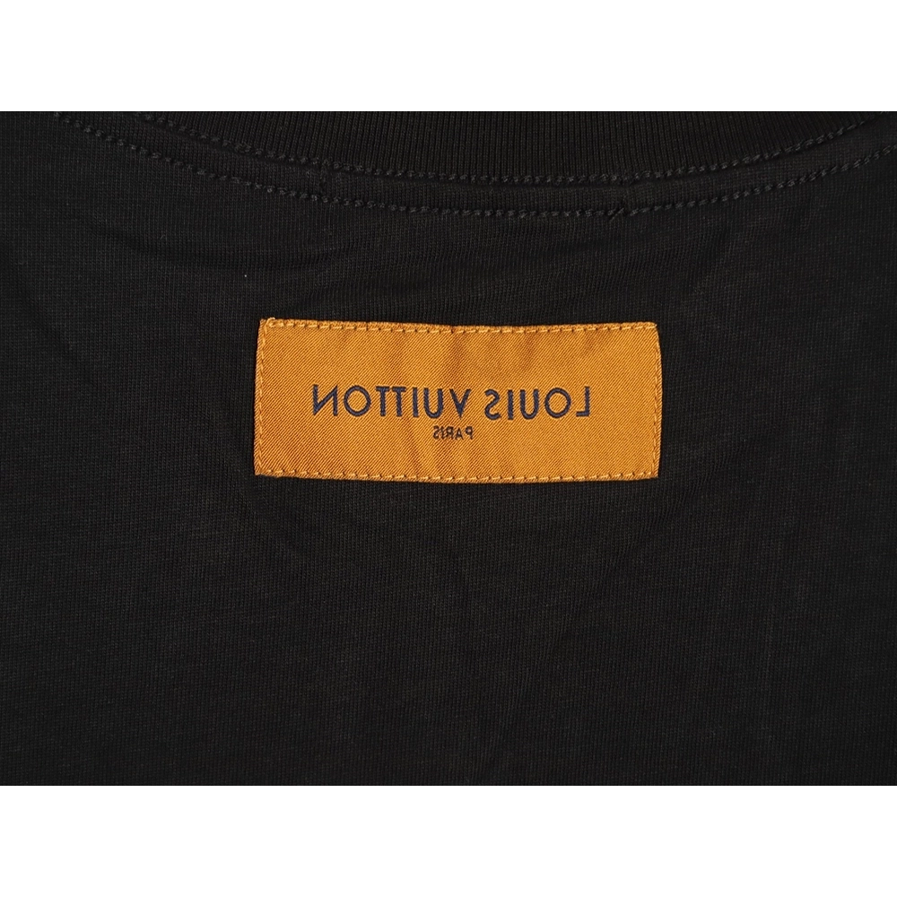 Louis Vuitton Rhinestone Large Logo Short-Sleeve T-Shirt TSK1,Louis Vuitton