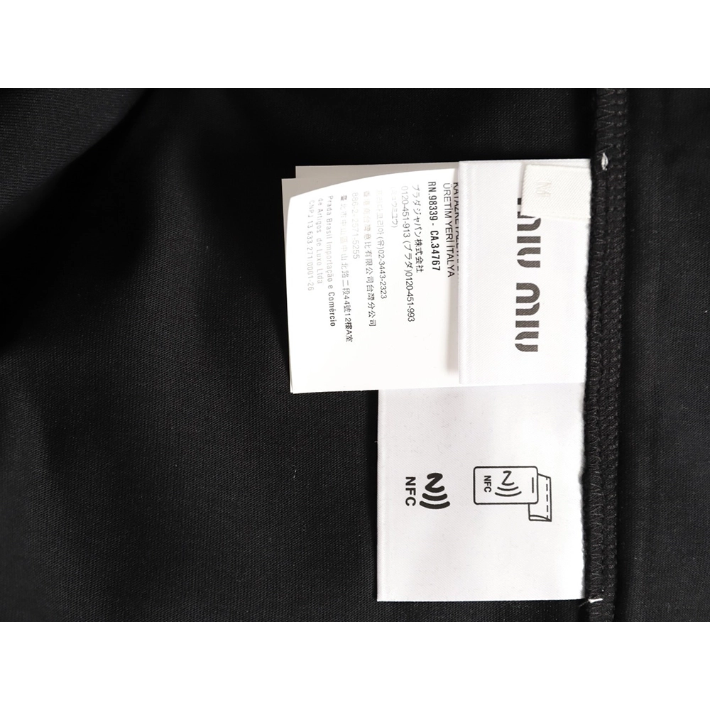 Miu Miu Embroidered Logo Short-Sleeve T-Shirt TSK1,Miu Miu