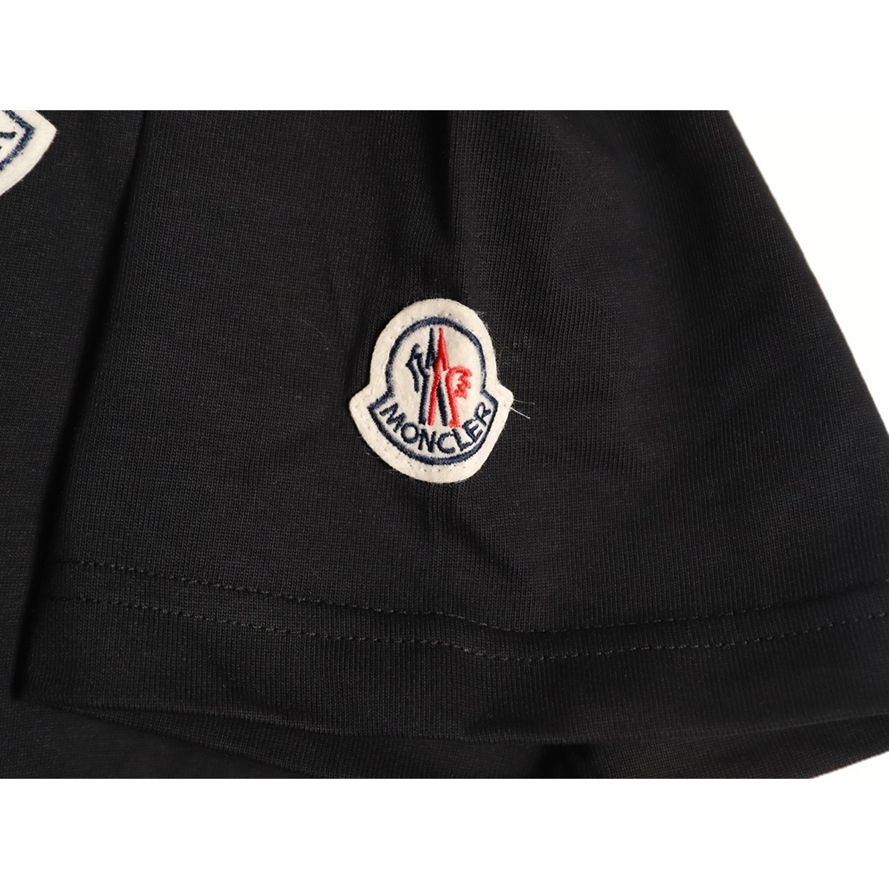 Moncler Chest Embroidered Logo Short-Sleeve T-Shirt TSK1,Moncler