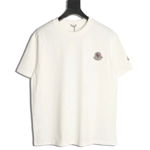 Moncler Chest Embroidered Logo Short-Sleeve T-Shirt,Moncler