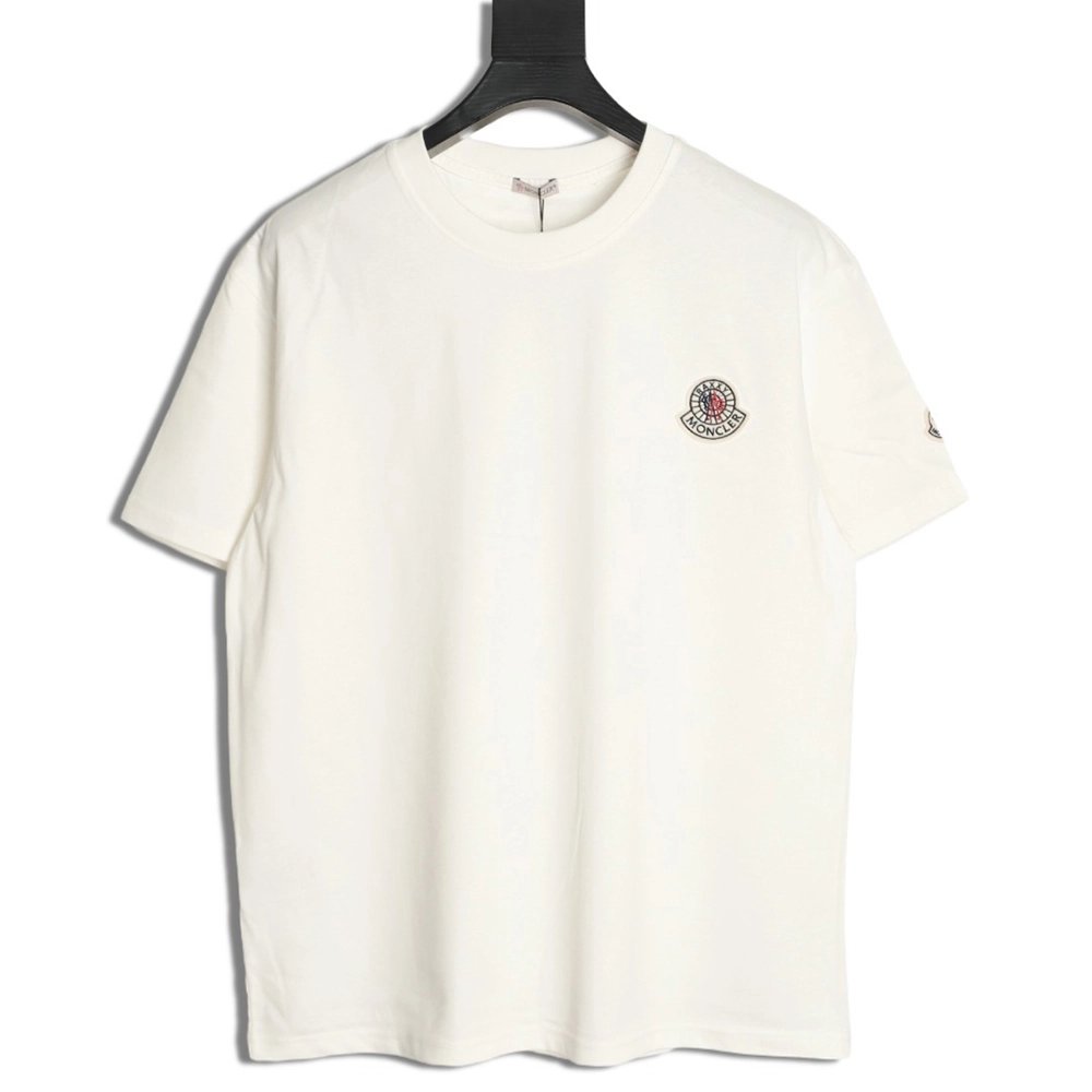 Moncler Chest Embroidered Logo Short-Sleeve T-Shirt,Moncler
