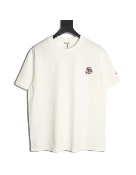 Moncler Chest Embroidered Logo Short-Sleeve T-Shirt,Moncler