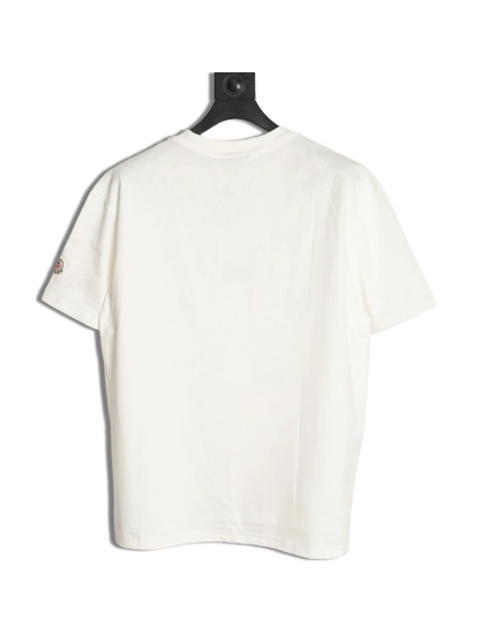 Moncler Chest Embroidered Logo Short-Sleeve T-Shirt,Moncler