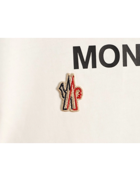 Moncler Coordinates Letter Print Short-Sleeve T-Shirt,Moncler
