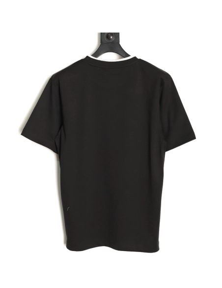 Moncler faux two-piece embroidered logo short-sleeved T-shirt TSK1,Moncler