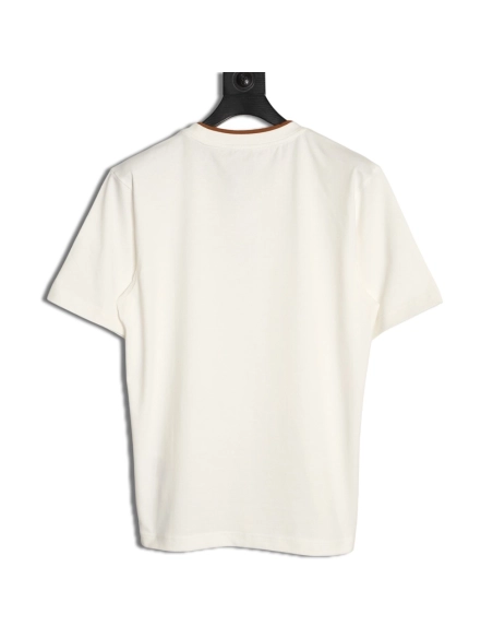 Moncler faux two-piece embroidered logo short-sleeved T-shirt,Moncler