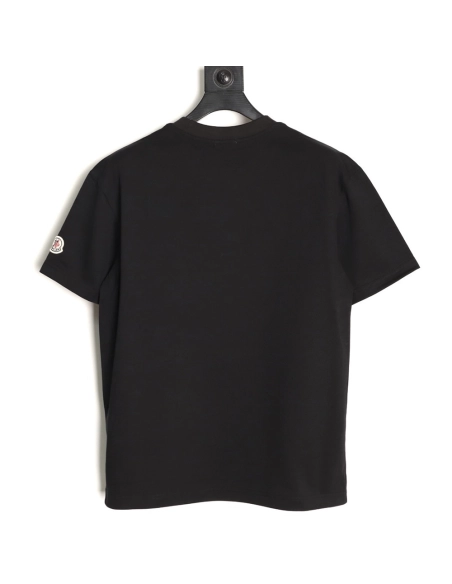Moncler Overlapping Logo Print Short-Sleeve TSK1,Moncler
