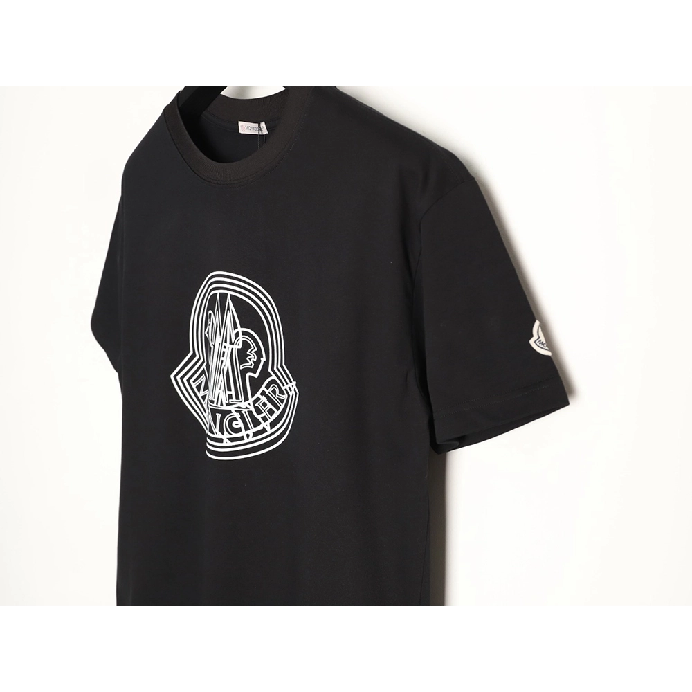 Moncler Overlapping Logo Print Short-Sleeve TSK1,Moncler
