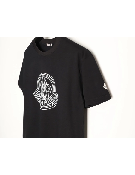 Moncler Overlapping Logo Print Short-Sleeve TSK1,Moncler