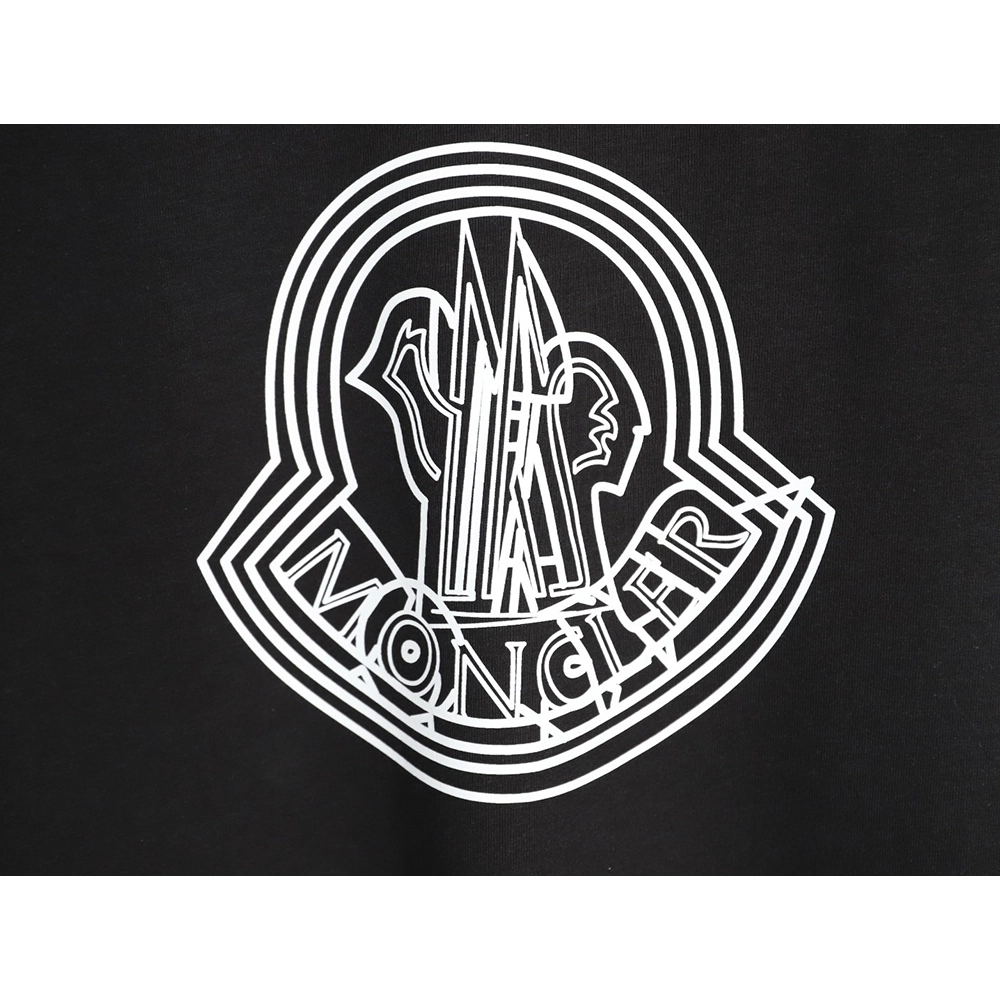 Moncler Overlapping Logo Print Short-Sleeve TSK1,Moncler