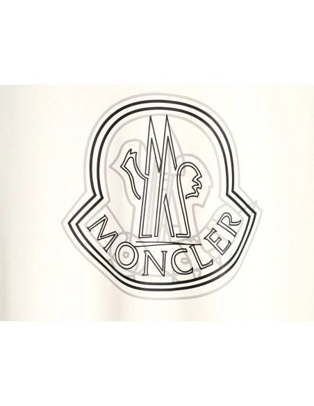 Moncler Overlapping Logo Print Short-Sleeve,Moncler