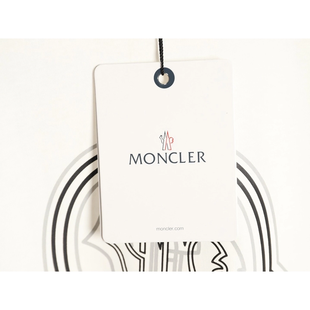 Moncler Overlapping Logo Print Short-Sleeve,Moncler
