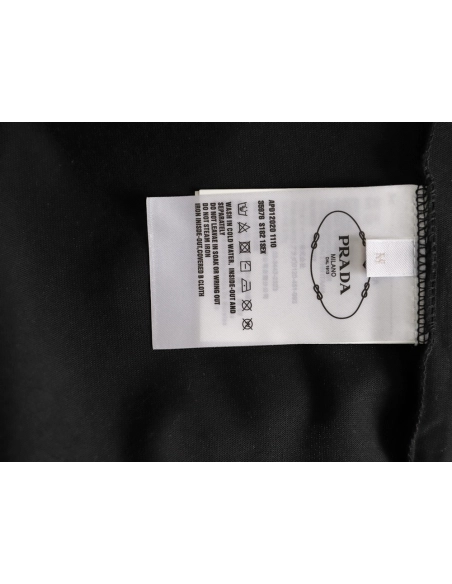 Prada classic triangle logo short-sleeved shirt TSK1,Prada
