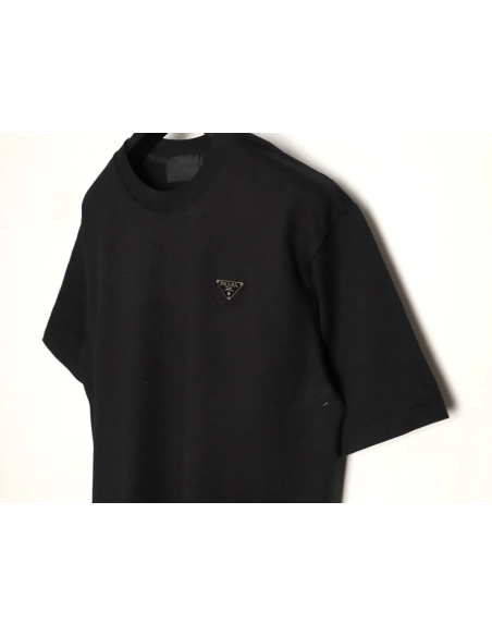 Prada classic triangle logo short-sleeved shirt TSK1,Prada