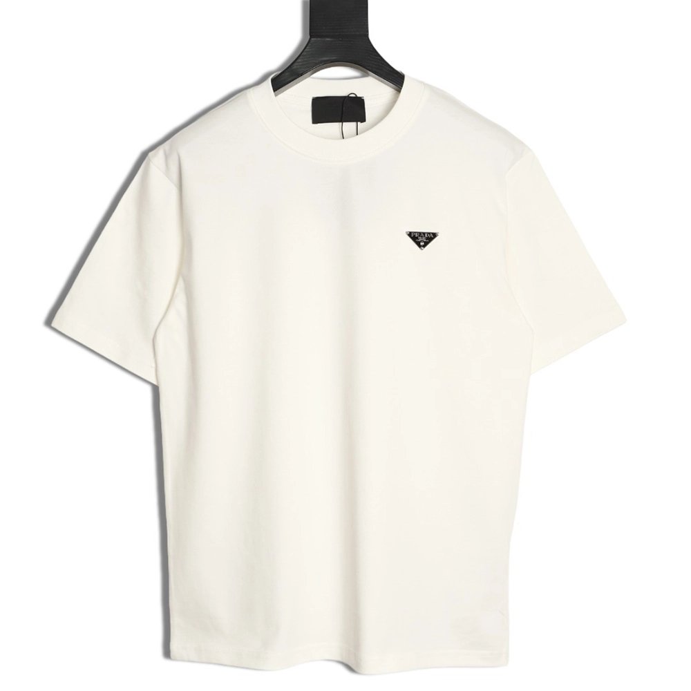 Prada classic triangle logo short-sleeved shirt,Prada