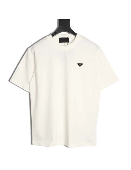 Prada classic triangle logo short-sleeved shirt,Prada