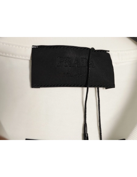 Prada classic triangle logo short-sleeved shirt,Prada