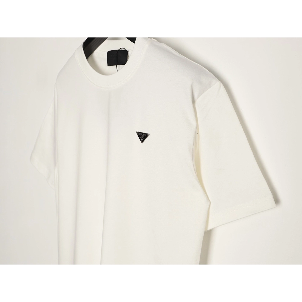 Prada classic triangle logo short-sleeved shirt,Prada