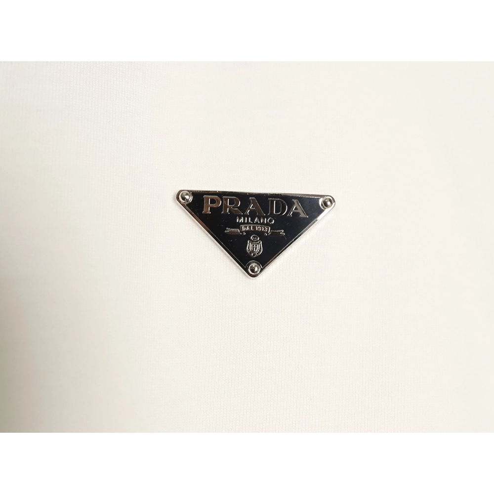 Prada classic triangle logo short-sleeved shirt,Prada