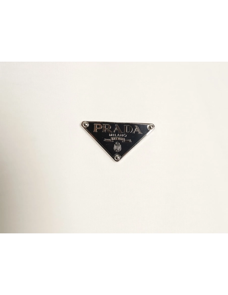 Prada classic triangle logo short-sleeved shirt,Prada