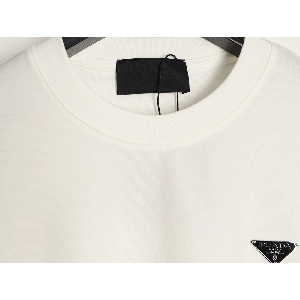 Prada classic triangle logo short-sleeved shirt,Prada