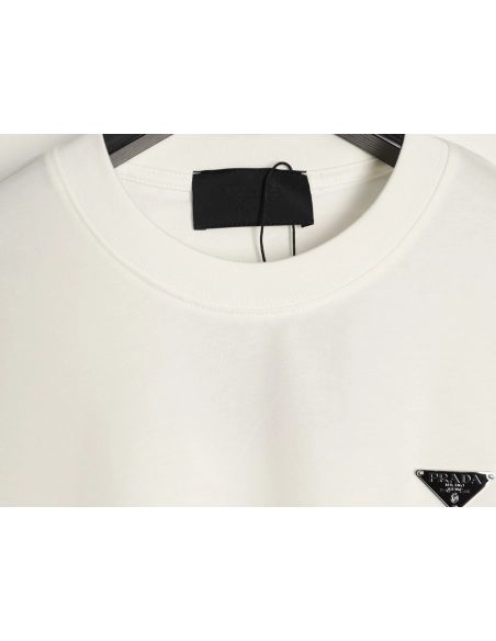 Prada classic triangle logo short-sleeved shirt,Prada