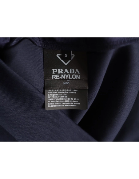 Prada Nylon Panelled Half-Zip Hoodie Jacket,Prada