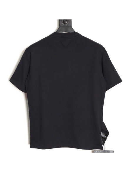 Prada Pocket Logo Color Block Reversible Short-Sleeve TSK1,Prada