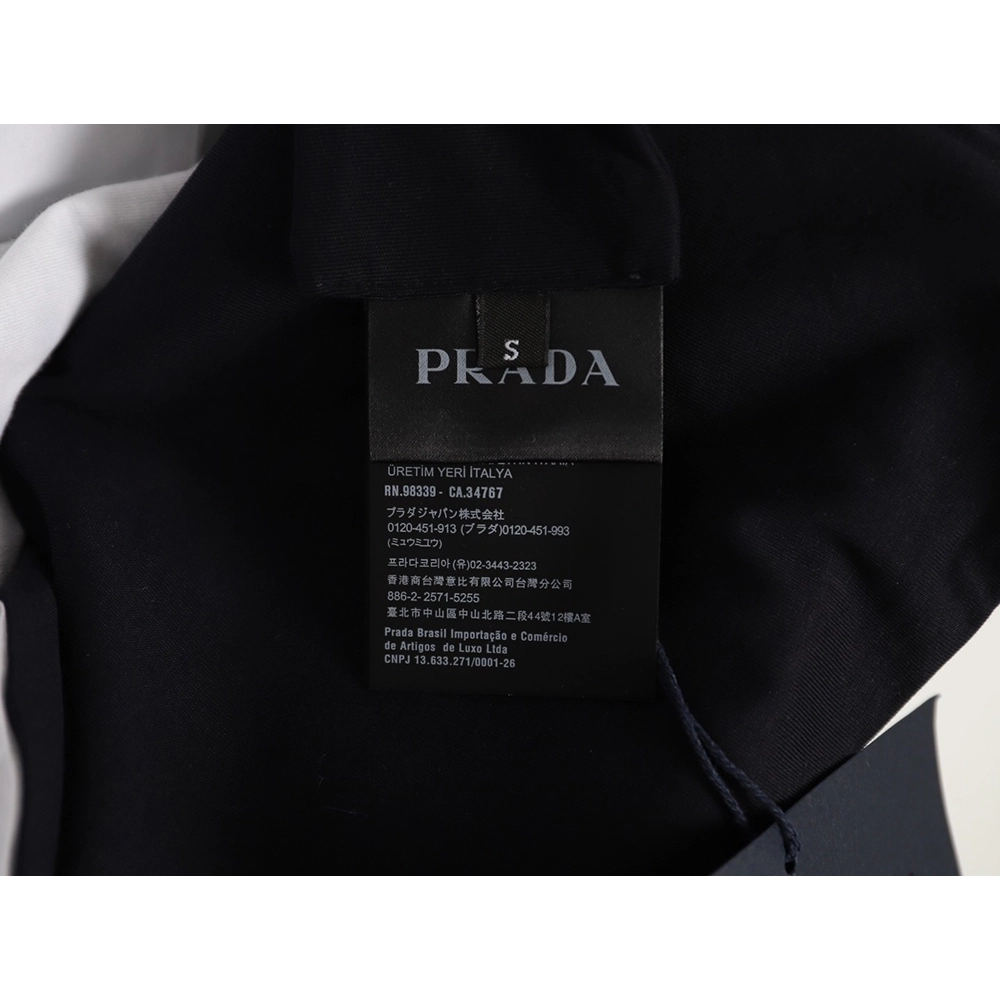 Prada Pocket Logo Color Block Reversible Short-Sleeve TSK1,Prada