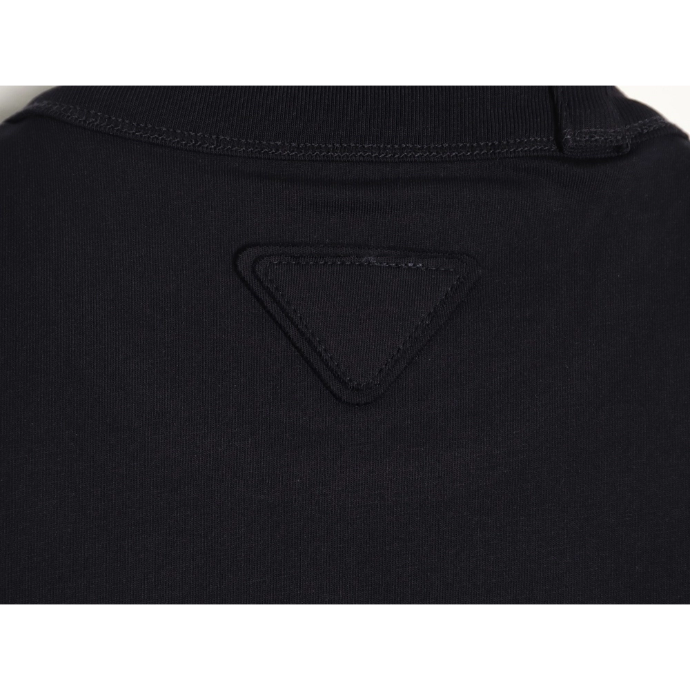 Prada Pocket Logo Color Block Reversible Short-Sleeve TSK1,Prada