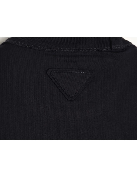 Prada Pocket Logo Color Block Reversible Short-Sleeve TSK1,Prada