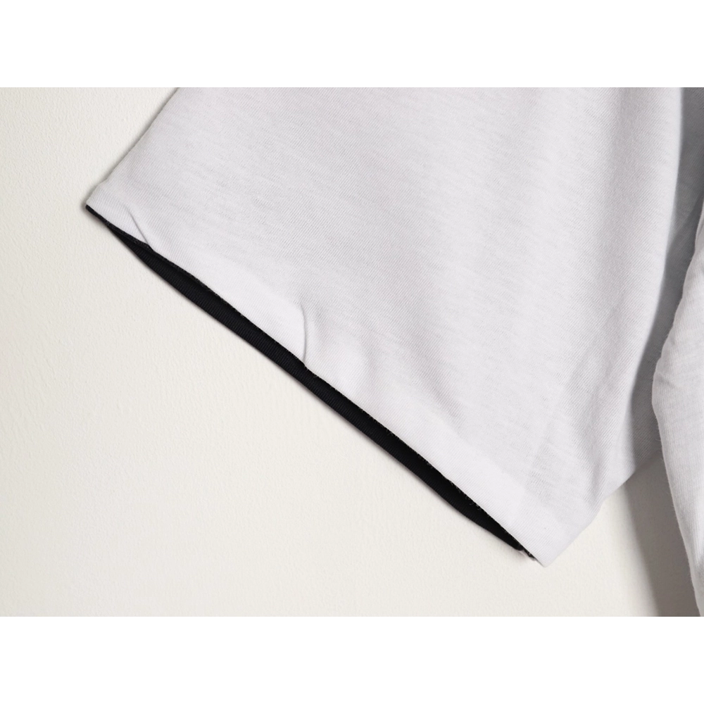 Prada Pocket Logo Color Block Reversible Short-Sleeve TSK1,Prada