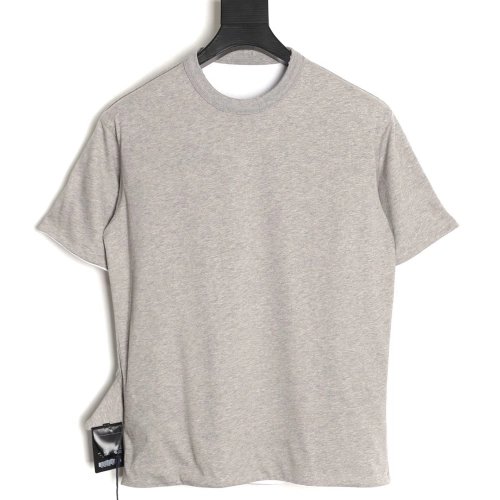 Prada Pocket Logo Color Block Reversible Short-Sleeve,Prada