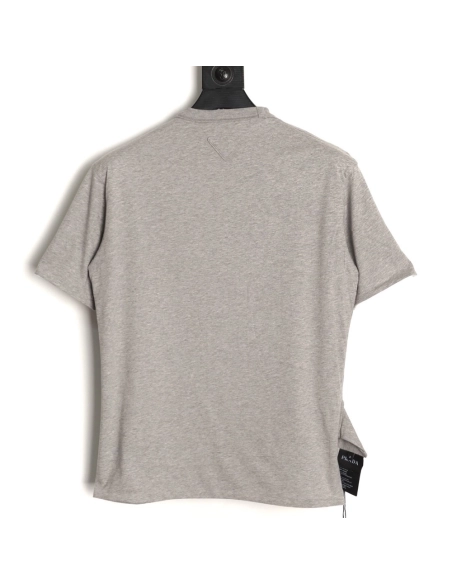 Prada Pocket Logo Color Block Reversible Short-Sleeve,Prada