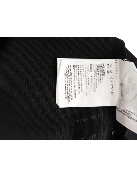 Prada Short-Sleeve Polo Shirt with Silver-Stamped Lettering on Cuffs TSK1,Prada
