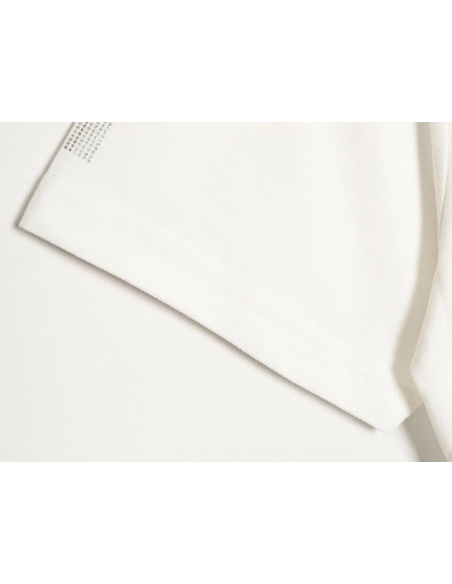 Prada Short-Sleeve Polo Shirt with Silver-Stamped Lettering on Cuffs,Prada