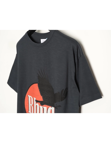 Rhude Vintage Sun Eagle Logo Print Short-Sleeve T-Shirt,Rhude