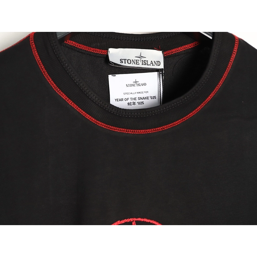Stone Island Chest Logo Embroidered Short-Sleeve T-Shirt TSK1,Stone Island