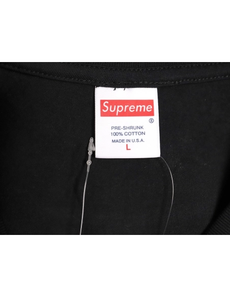 Supreme Dollar Bill Letter Print Crewneck Short-Sleeve T-Shirt,Supreme