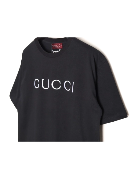 Gucci Simple Letter-Embroidered Logo Short-Sleeve T-Shirt TSK2,Gucci