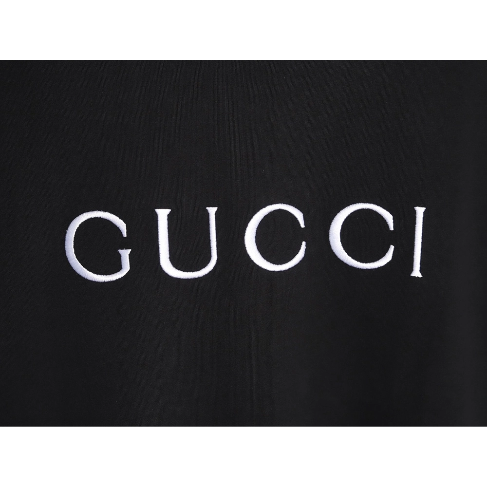 Gucci Simple Letter-Embroidered Logo Short-Sleeve T-Shirt TSK2,Gucci