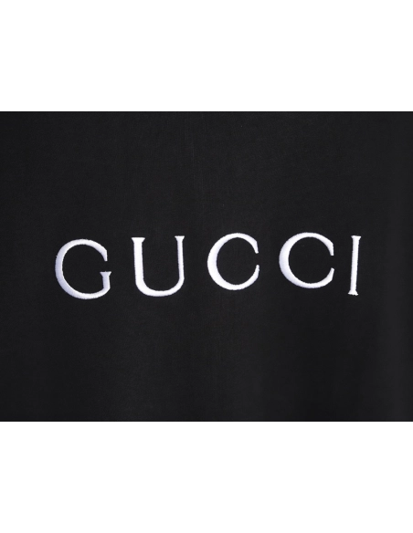 Gucci Simple Letter-Embroidered Logo Short-Sleeve T-Shirt TSK2,Gucci