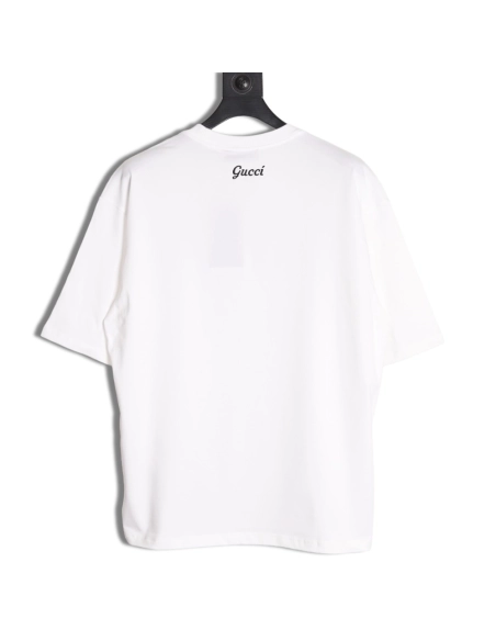 Gucci Simple Letter-Embroidered Logo Short-Sleeve T-Shirt,Gucci