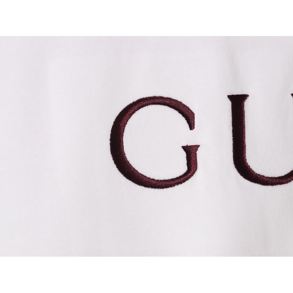 Gucci Simple Letter-Embroidered Logo Short-Sleeve T-Shirt,Gucci