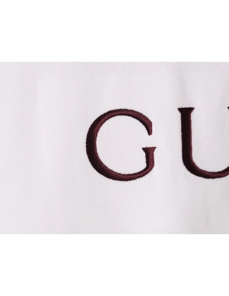 Gucci Simple Letter-Embroidered Logo Short-Sleeve T-Shirt,Gucci