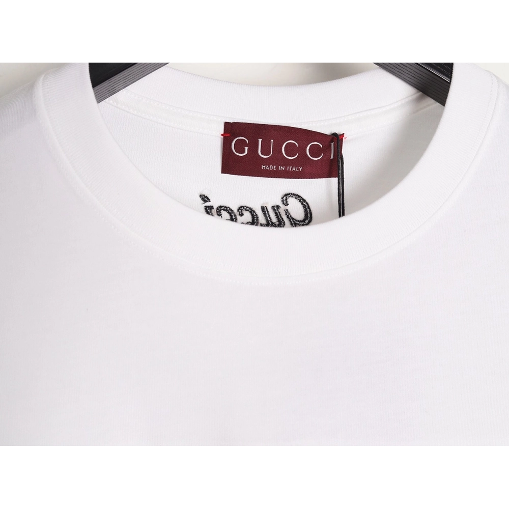Gucci Simple Letter-Embroidered Logo Short-Sleeve T-Shirt,Gucci