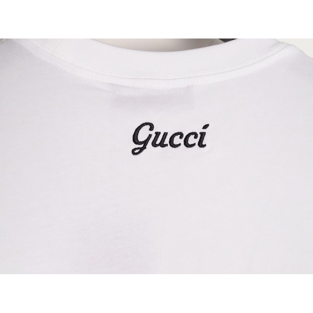 Gucci Simple Letter-Embroidered Logo Short-Sleeve T-Shirt,Gucci